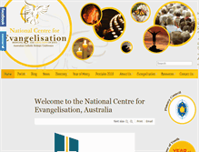 Tablet Screenshot of evangeliseaustralia.com